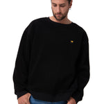 Polar Manga Larga Hombre Sherpa Crewneck Negro CAT