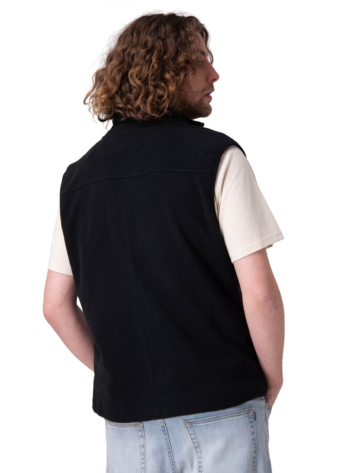 Polar Hombre Microfleece Vest Negro