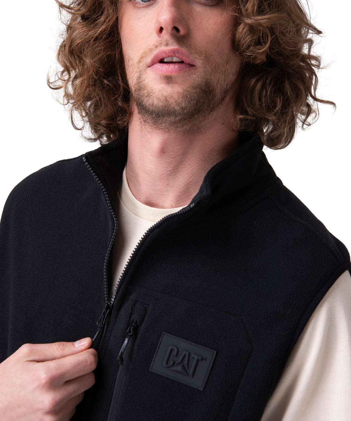 Polar Hombre Microfleece Vest Negro