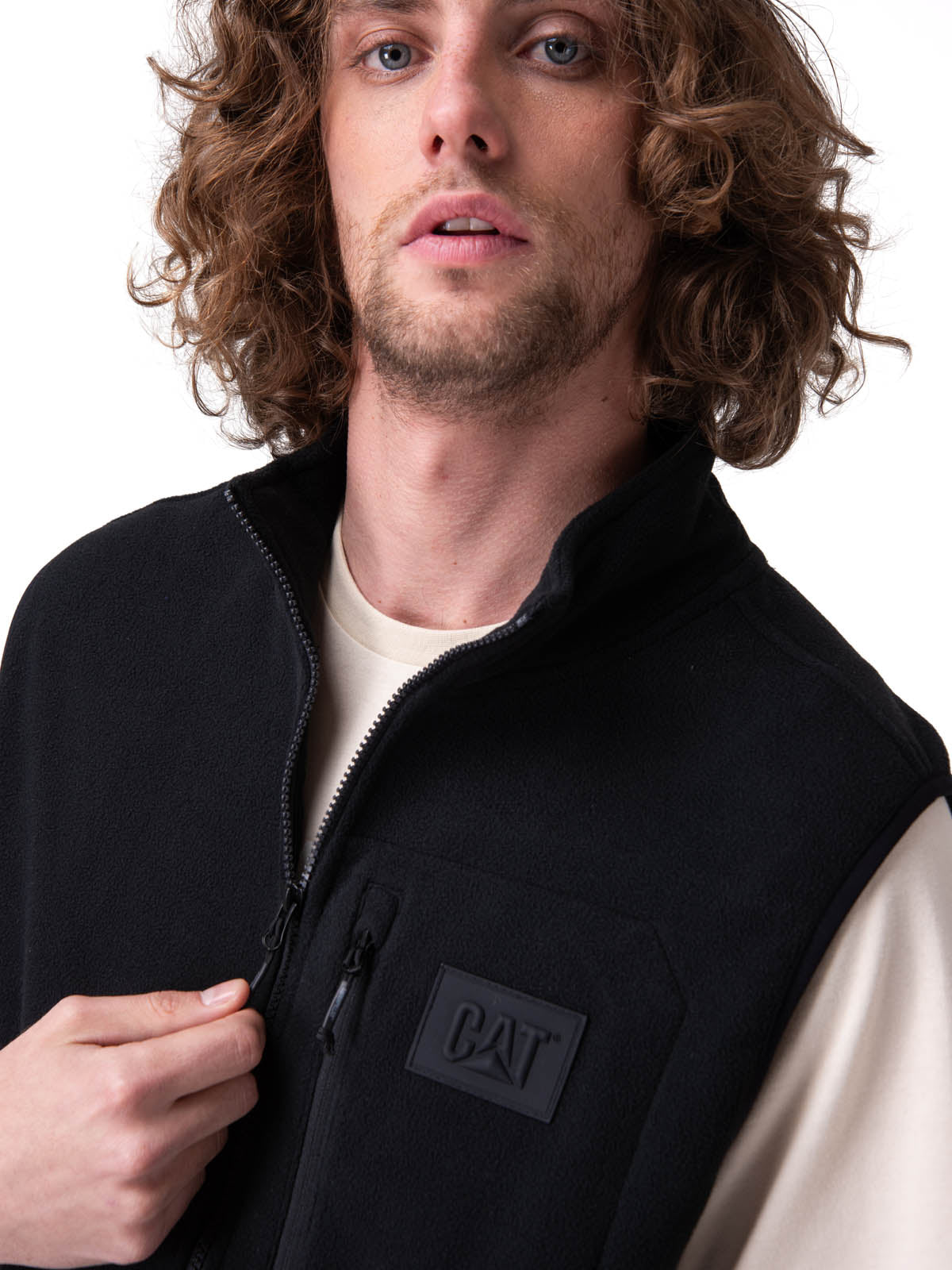 Polar Hombre Microfleece Vest Negro