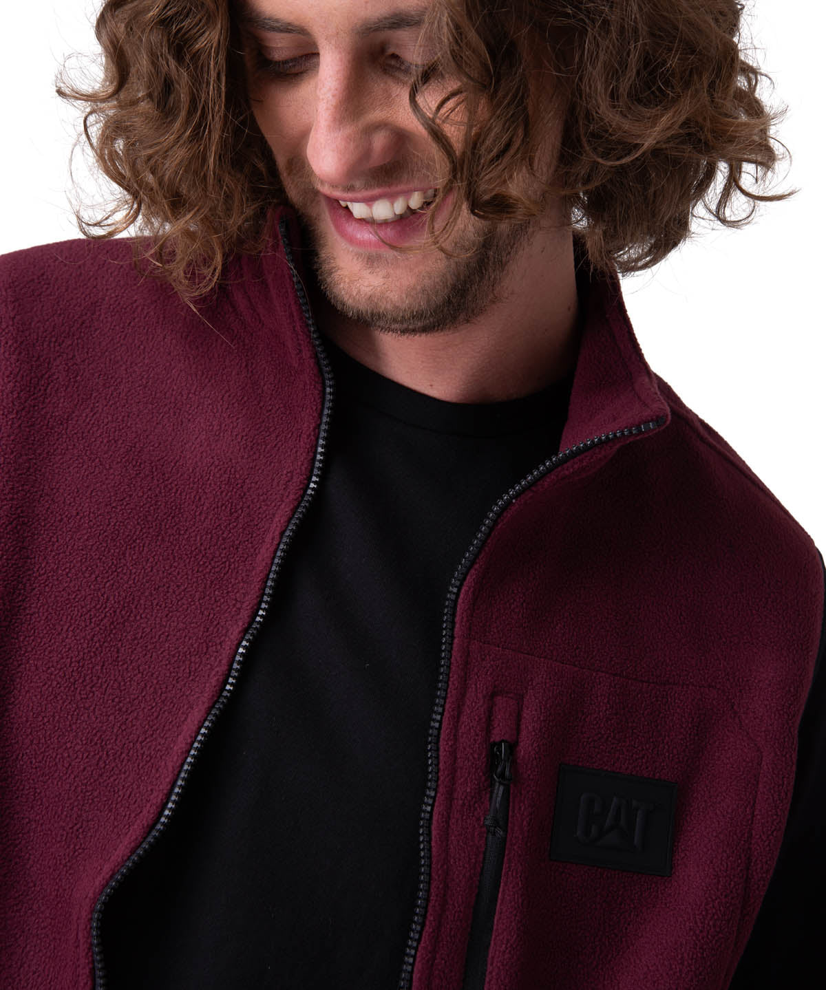 Polar Hombre Microfleece Vest Morado