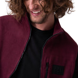 Polar Hombre Microfleece Vest Morado