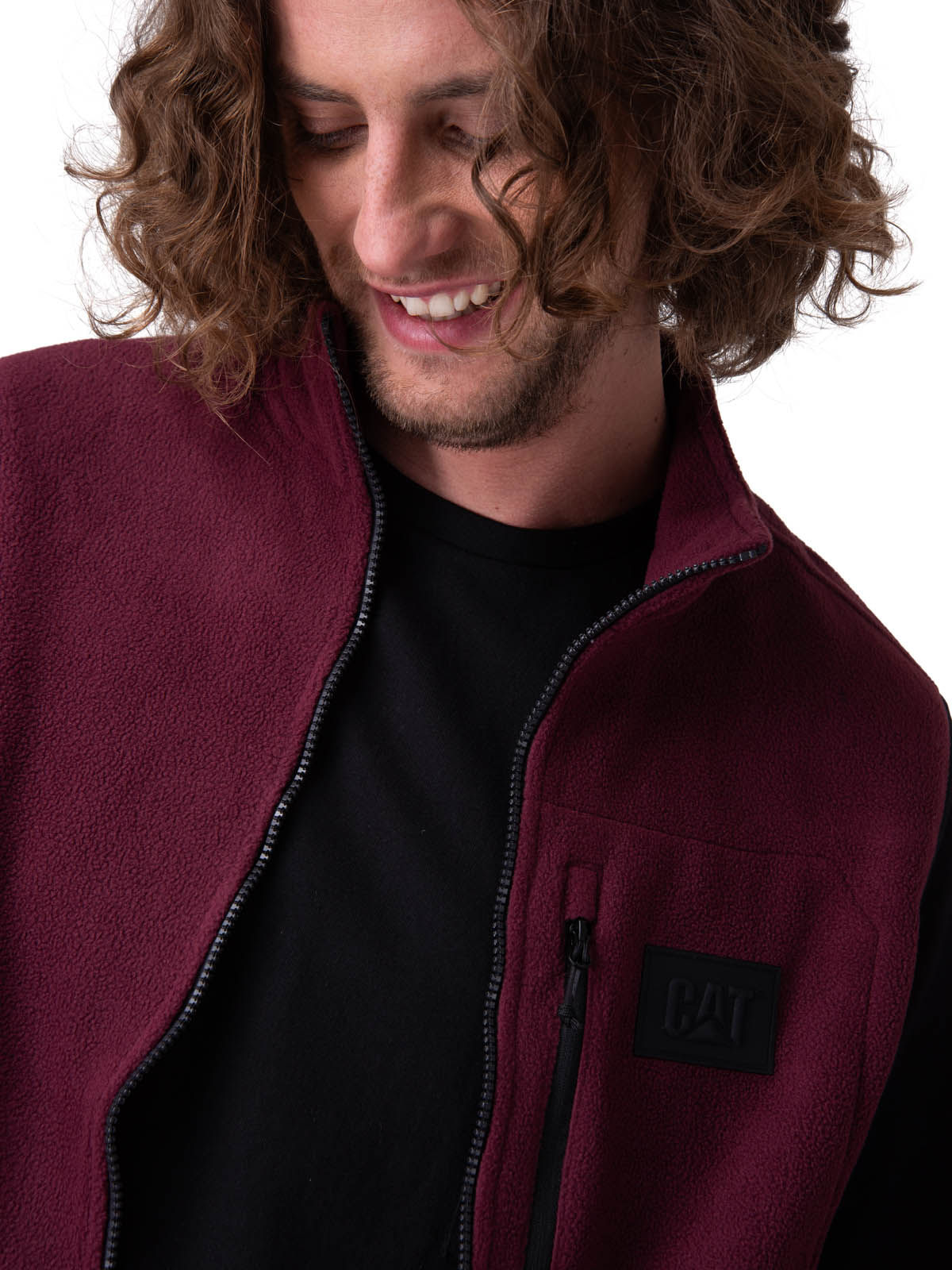 Polar Hombre Microfleece Vest Morado