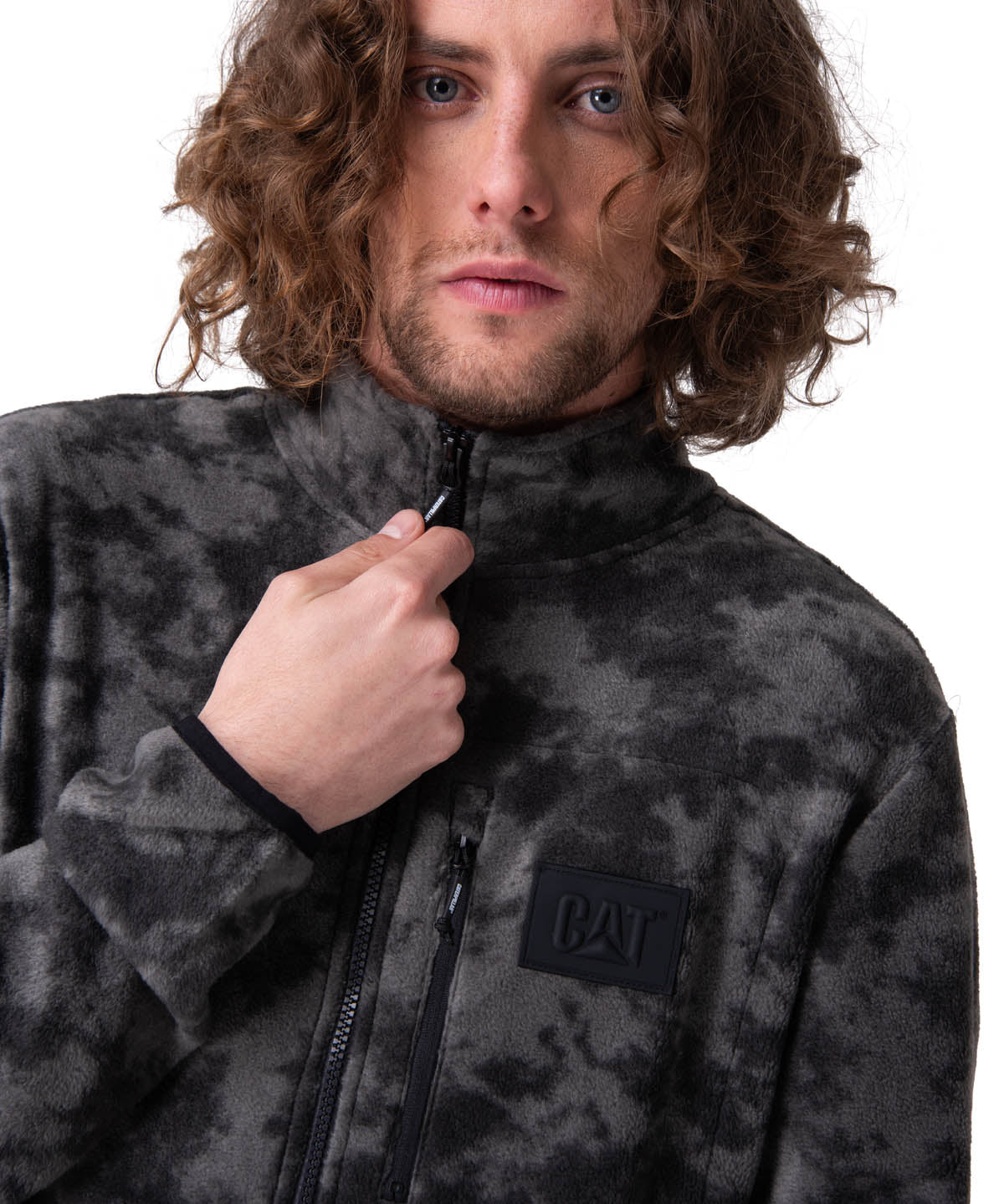 Polar Hombre Microfleece Full Zip Negro