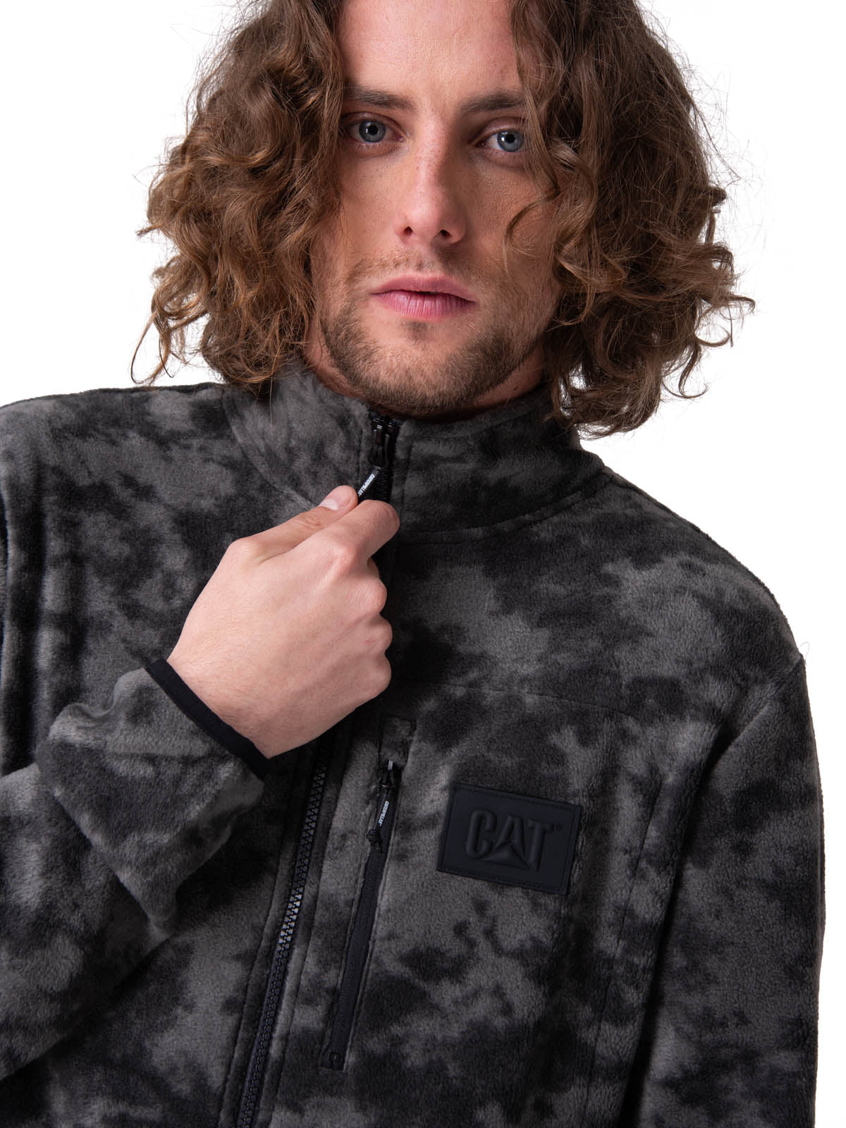 Polar Hombre Microfleece Full Zip Negro