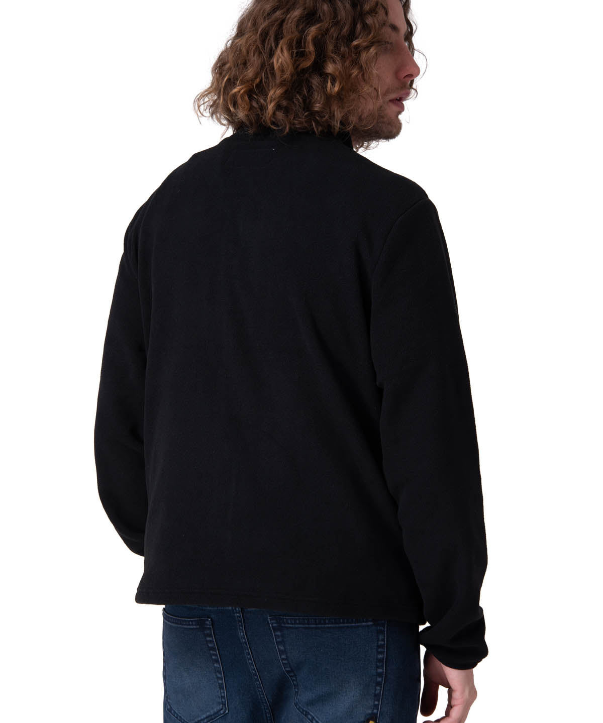Polar Hombre Microfleece Full Zip Negro