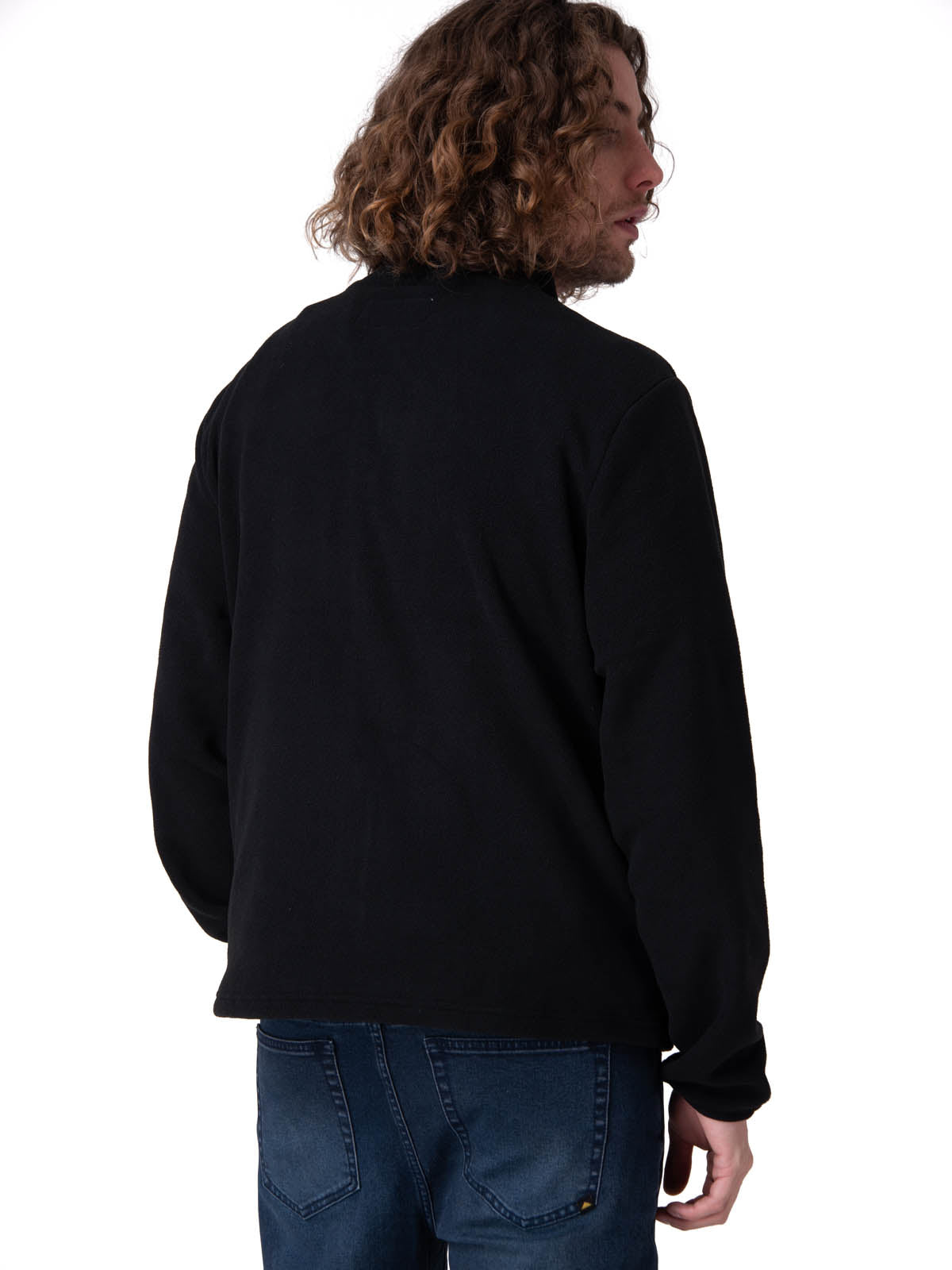 Polar Hombre Microfleece Full Zip Negro