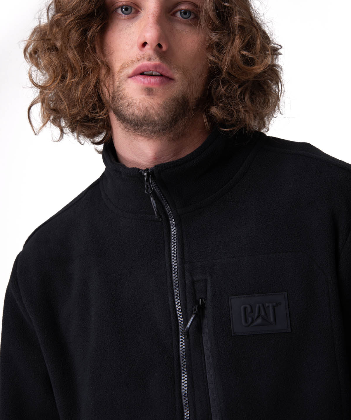 Polar Hombre Microfleece Full Zip Negro