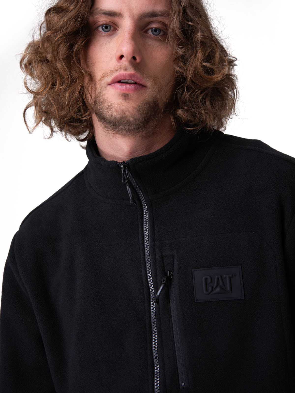 Polar Hombre Microfleece Full Zip Negro