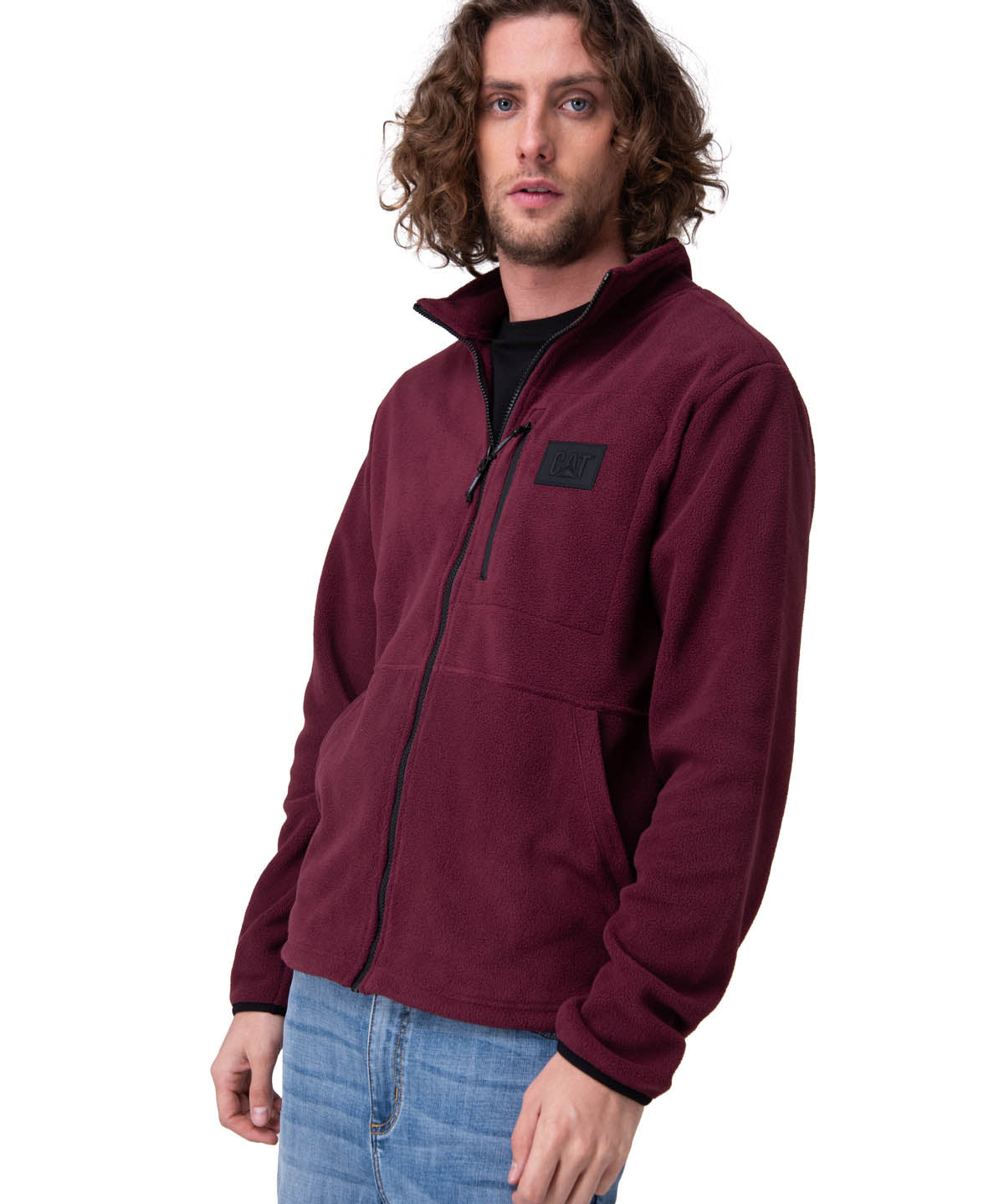 Polar Hombre Microfleece Full Zip Morado