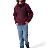 Polar Hombre Microfleece Full Zip Morado