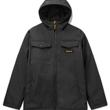 Chaqueta Hombre Heavyweight Insulated Hooded Work Negro Cat