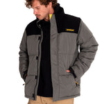 Parka Casual Hombre Heavyweight Insulated Puffer Jacket Gris Cat