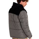 Parka Casual Hombre Heavyweight Insulated Puffer Jacket Gris Cat
