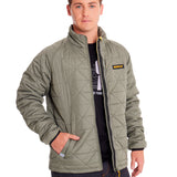 Chaqueta Casual Hombre MEDIUMWEIGHT INSULATED TRIANGLE QUILTED JACKET Verde CAT