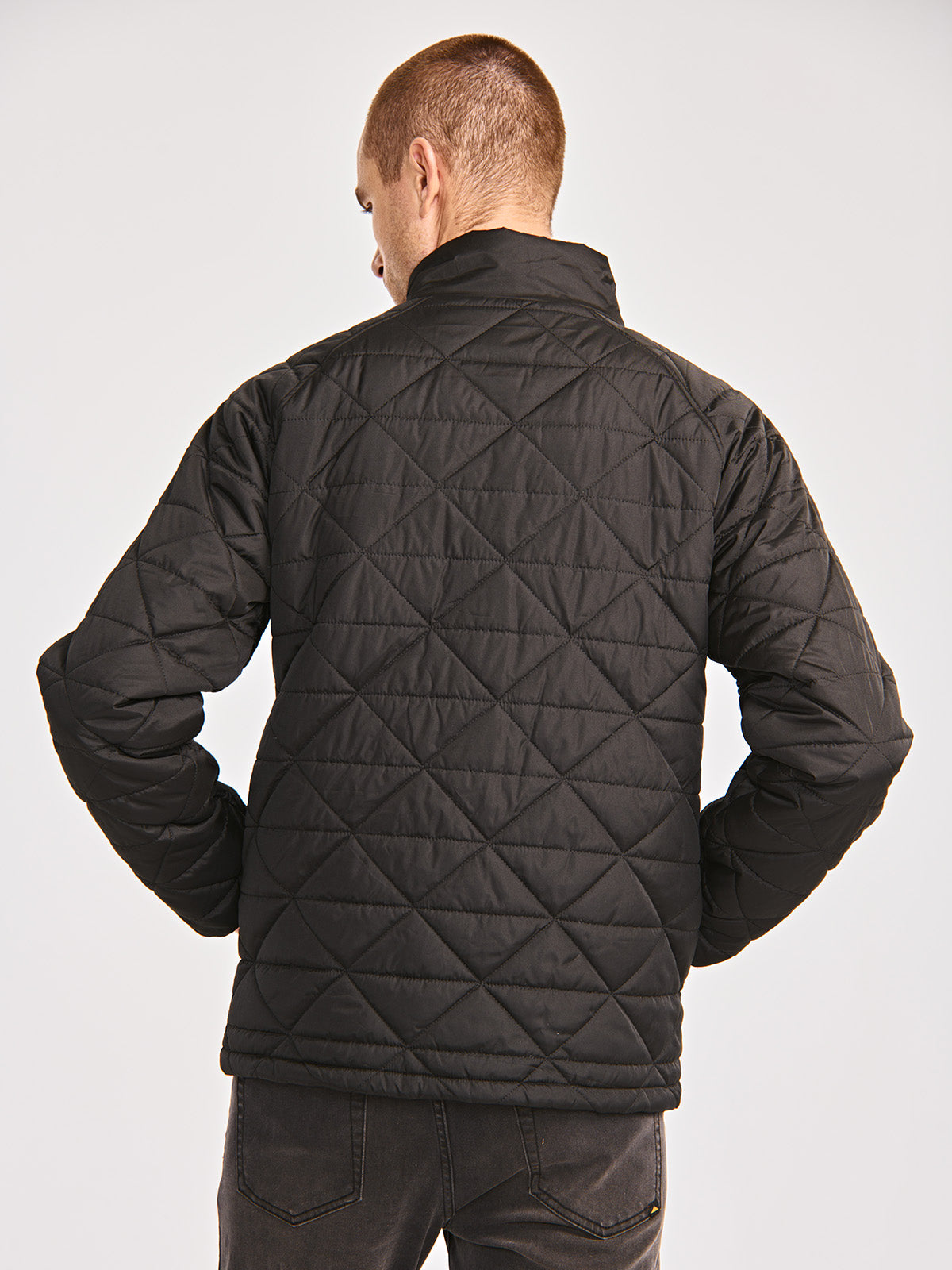 Chaqueta Casual Hombre MEDIUMWEIGHT INSULATED TRIANGLE QUILTED JACKET Negro CAT