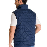 Chaqueta Sin manga Casual Hombre MEDIUMWEIGHT INSULATED TRIANGLE QUILTED VEST Azul CAT