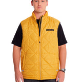 Chaqueta Sin manga Casual Hombre MEDIUMWEIGHT INSULATED TRIANGLE QUILTED VEST Amarillo CAT
