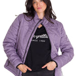 Parka Manga Larga Mujer W Mediumweight Insulated Triangle Quilted Lila Cat