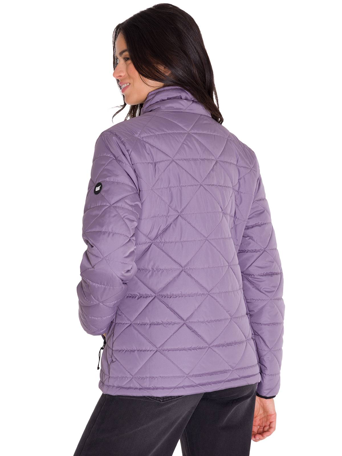 Parka Manga Larga Mujer W Mediumweight Insulated Triangle Quilted Lila Cat