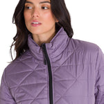 Parka Manga Larga Mujer W Mediumweight Insulated Triangle Quilted Lila Cat