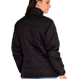 Chaqueta Casual Mujer W Mediumweight Insulated Triangle Quilted Jacket Negro Cat