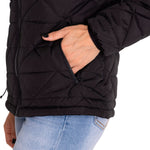 Chaqueta Casual Mujer W Mediumweight Insulated Triangle Quilted Jacket Negro Cat