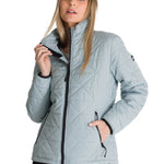 Chaqueta Mujer Triangulo Acolchado Celeste CAT