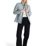 Chaqueta Mujer Triangulo Acolchado Celeste CAT