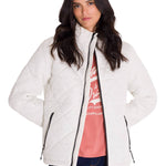 Parka Manga Larga Mujer W Mediumweight Insulated Triangle Quilted Perla Cat