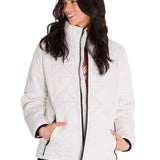 Parka Manga Larga Mujer W Mediumweight Insulated Triangle Quilted Perla Cat