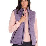 Parka Sin Mangas Mujer W Mediumweight Insulated Triangle Quilted Vest Lila Cat