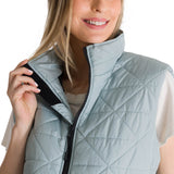 Chaqueta Sin Mangas Mujer Triangulo Acolchado Agua CAT