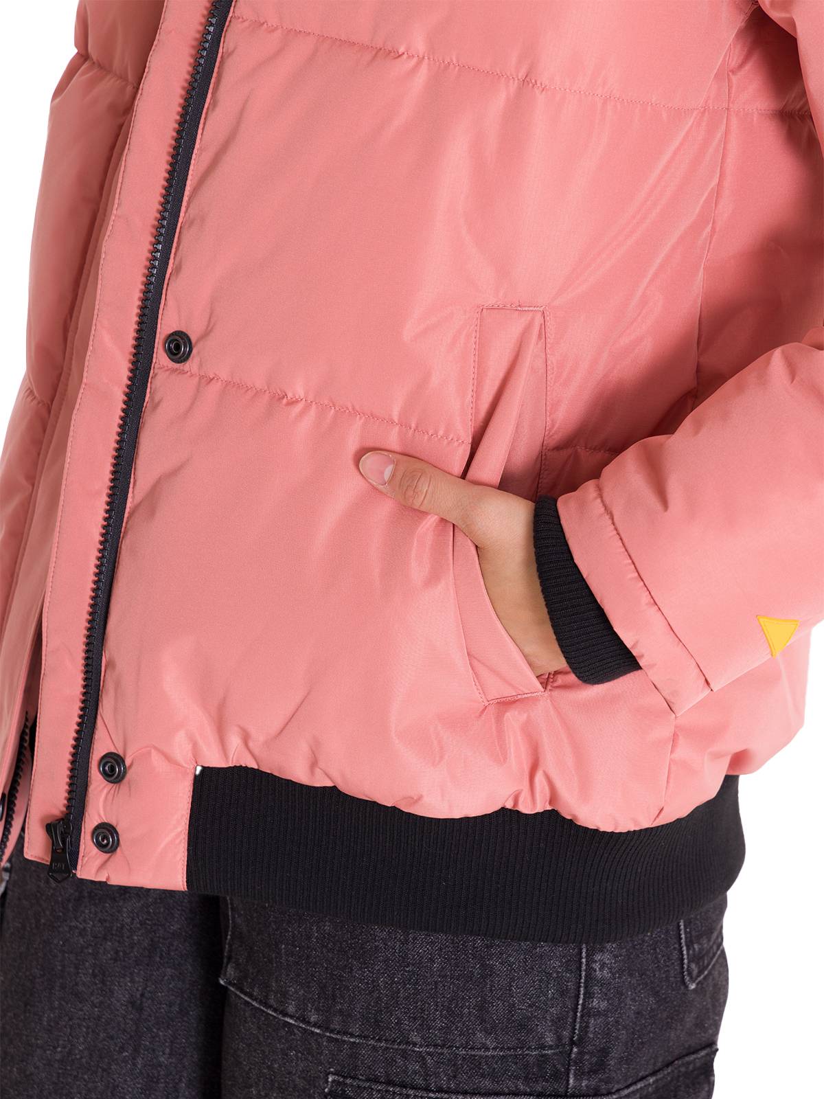 Parka Manga Larga Mujer W Heavyweight Insulated Puffer Coral Cat