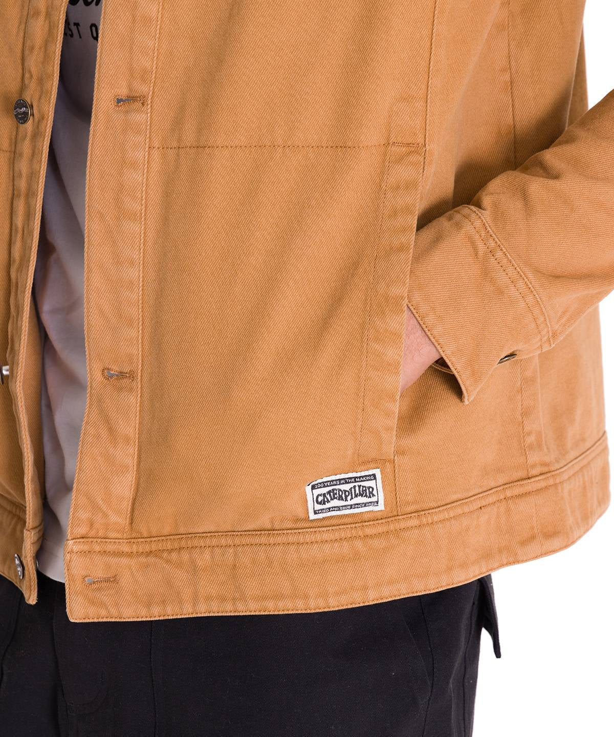 Chaqueta Manga Larga Hombre Heritage Uniform Twill Shirt Caramelo Cat