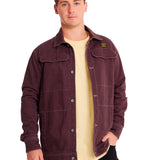 Chaqueta Casual Unisex HERITAGE UNIFORM TWILL SHIRT JACKET Burdeo CAT