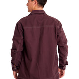 Chaqueta Casual Unisex HERITAGE UNIFORM TWILL SHIRT JACKET Burdeo CAT