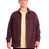 Chaqueta Casual Unisex HERITAGE UNIFORM TWILL SHIRT JACKET Burdeo CAT