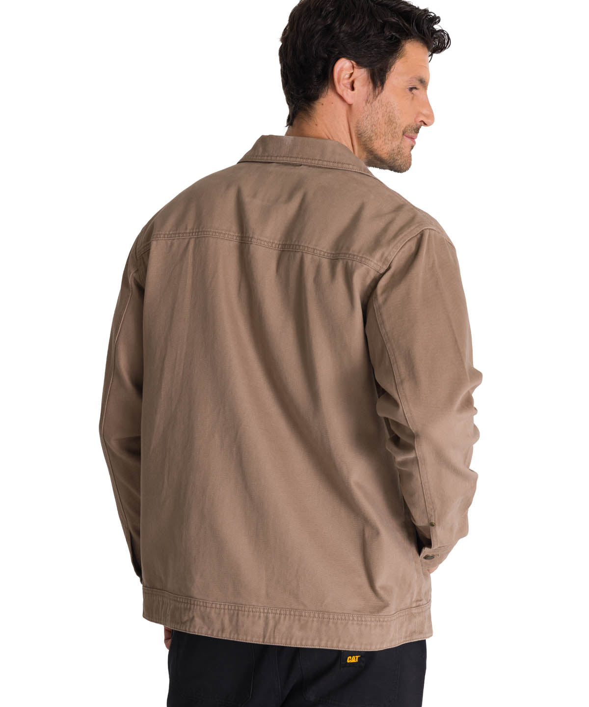 Chaqueta Twill Hombre Heritage Uniform Café Claro CAT