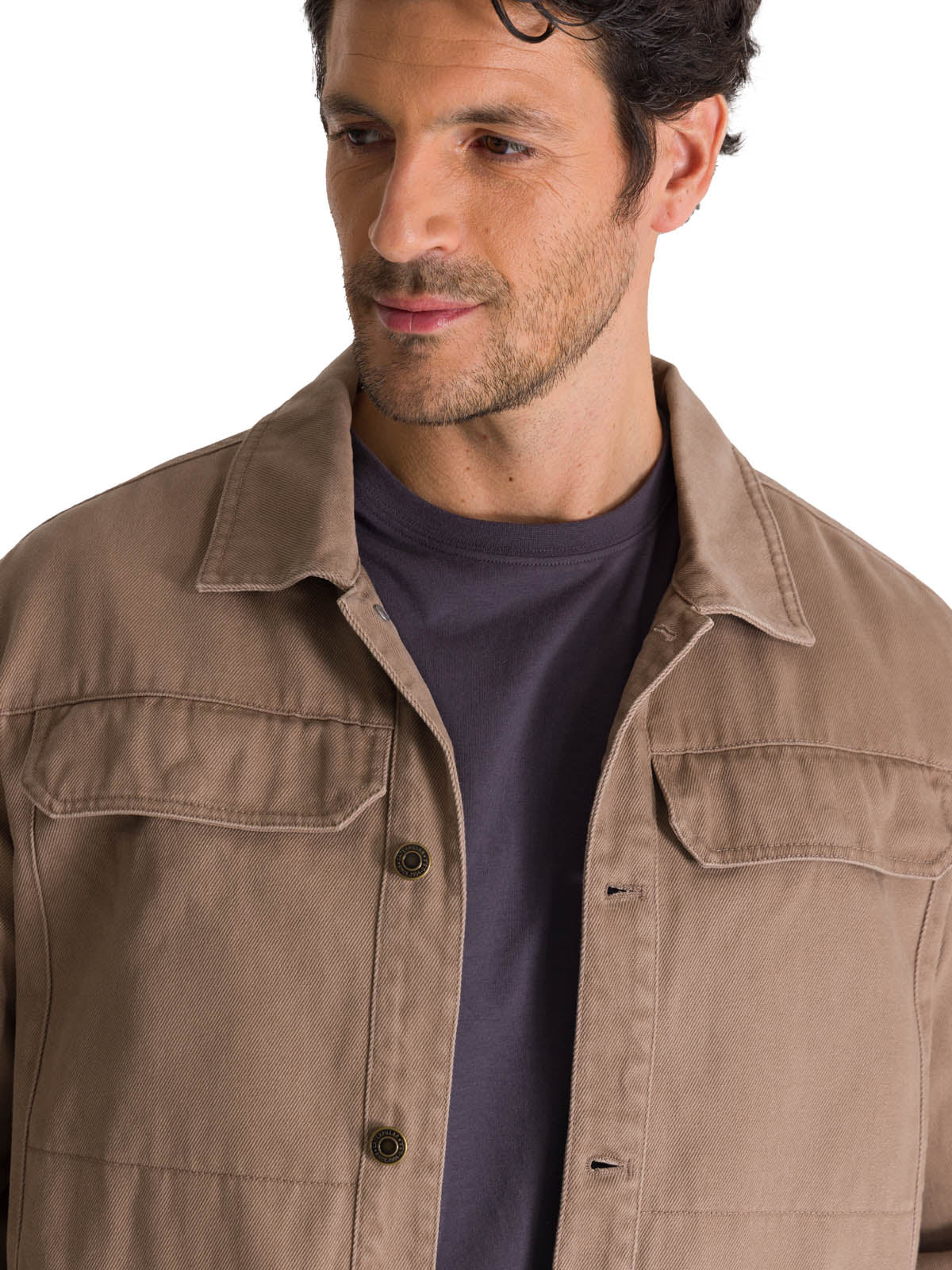 Chaqueta Twill Hombre Heritage Uniform Café Claro CAT