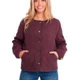 Chaqueta Casual Mujer HERITAGE UNIFORM LIGHTWEIGHT QUILTED JACKET Burdeo CAT