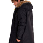 Parka Casual Hombre Mediumweight Insulated Utility Parka Negro Cat