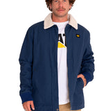 Chaqueta Casual Hombre Sherpa Lined Chore Jacket Azul Cat