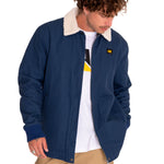 Chaqueta Casual Hombre Sherpa Lined Chore Jacket Azul Cat