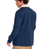 Chaqueta Casual Hombre Sherpa Lined Chore Jacket Azul Cat