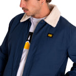 Chaqueta Casual Hombre Sherpa Lined Chore Jacket Azul Cat