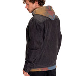 Chaqueta Casual Hombre Flannel Lined Denim Jacket Gris Cat