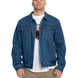 Chaqueta Casual Hombre Flannel Lined Denim Jacket Azul Cat