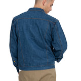 Chaqueta Casual Hombre Flannel Lined Denim Jacket Azul Cat
