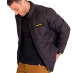 Parka Manga Larga Hombre Bonded Medium Weight Insulated Negra Cat